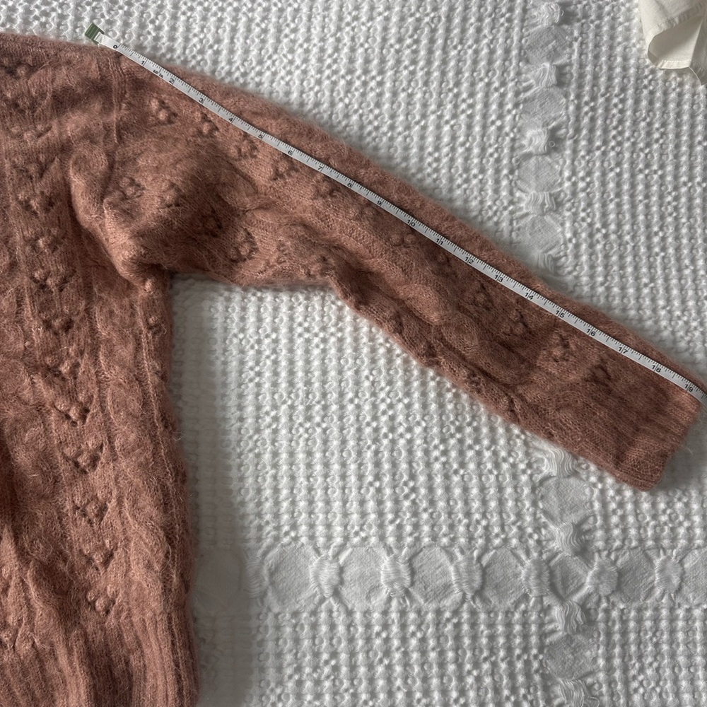 Doen Pink Wool Cardigan - Picture 4 of 5